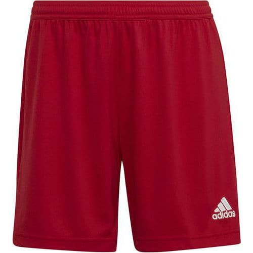 Short femme - adidas - entrada 22 rouge