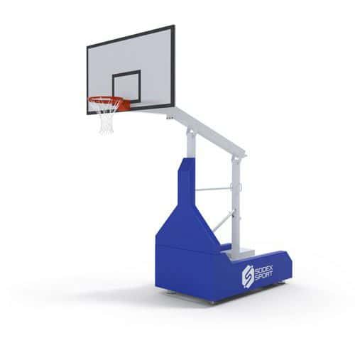 But de basket compétition mobile et pliable - fixation avec ancrages