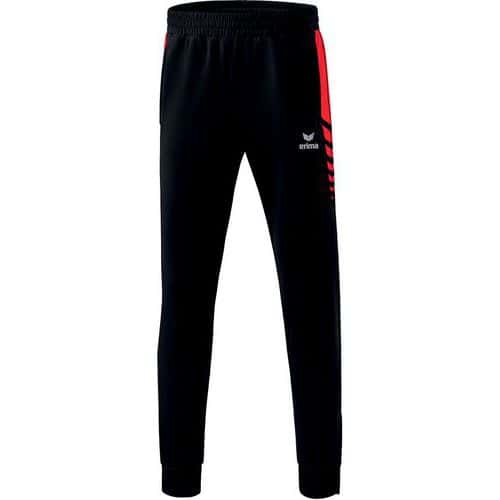 Pantalon de survêtement enfant - Erima - Worker Six Wings noir/rouge