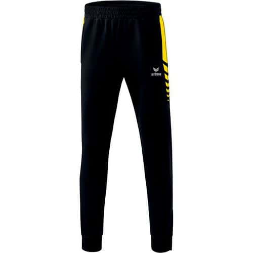 Pantalon de survêtement enfant - Erima - Worker Six Wings noir/jaune