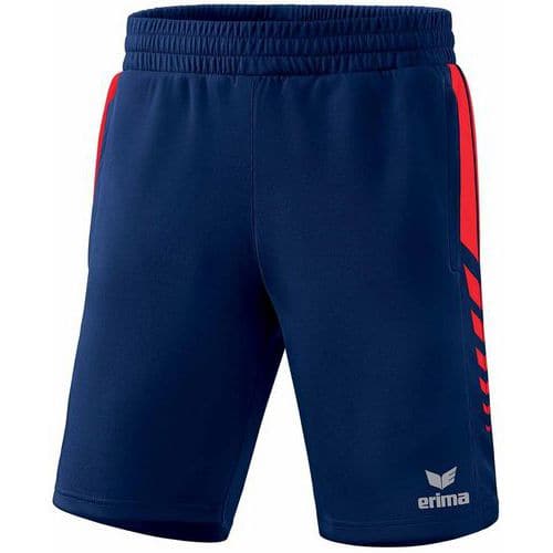 Short homme - Erima - Worker Six Wings navy/rouge