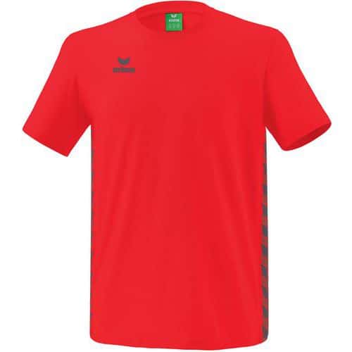 T-shirt - Erima - Essential Team rouge/grey