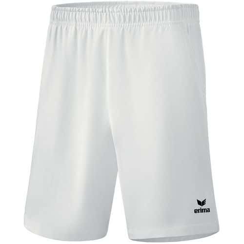 Short de tennis enfant - Erima - blanc