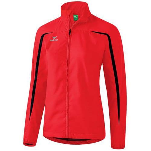 Veste Running Femme - Erima - rouge/noir