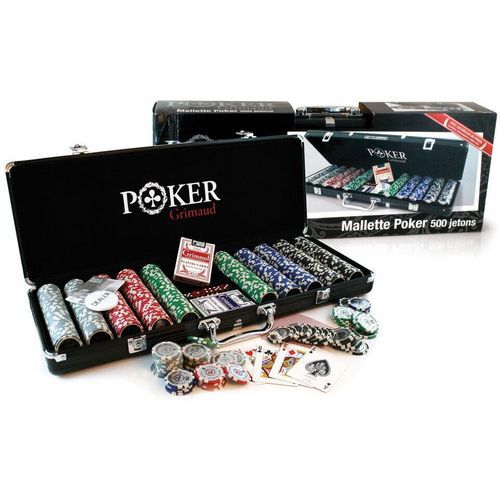 Coffret poker 500 jetons