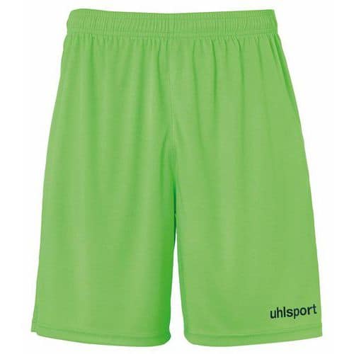 Short Center Vert fluo/Noir enfant UHLSPORT