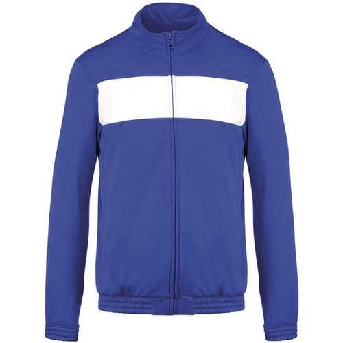 Veste de survêtement enfant - ProAct - bleu royal/blanc