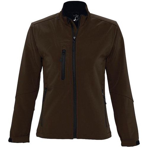 Veste softshell chocolat modèle féminin classic expert