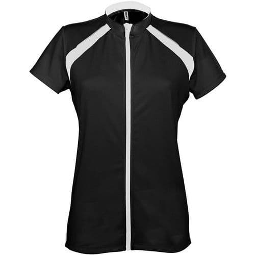 Maillot cyclisme enduro femme noir