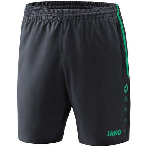 Short competition 2.0 Anthracite/Turquoise enfant JAKO