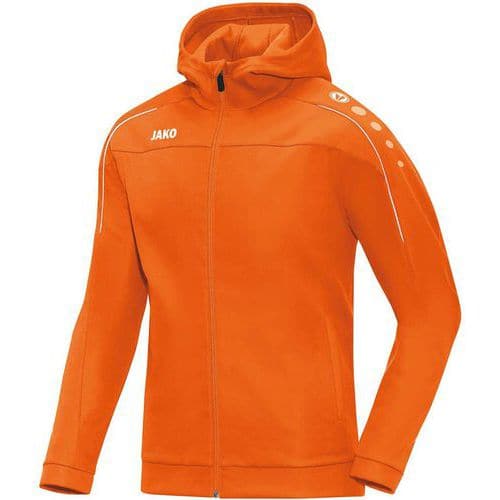 Veste capuche Classico Orange fluo JAKO