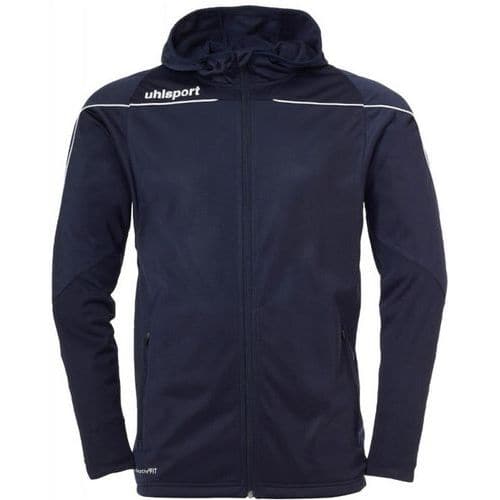 Veste capuche Stream 22 Marine/Blanc UHLSPORT