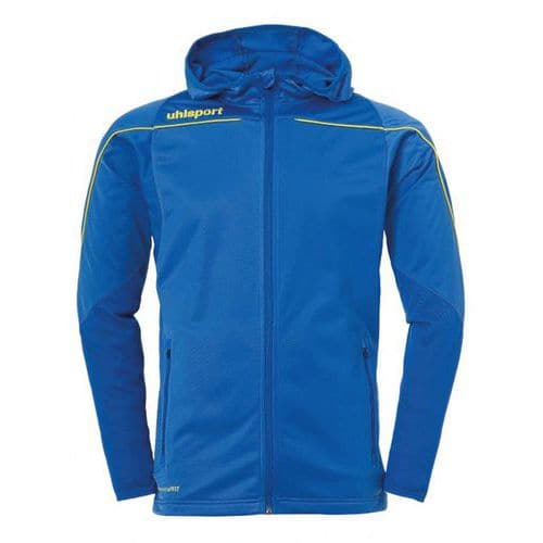 Veste capuche Stream 22 Azur/Jaune UHLSPORT