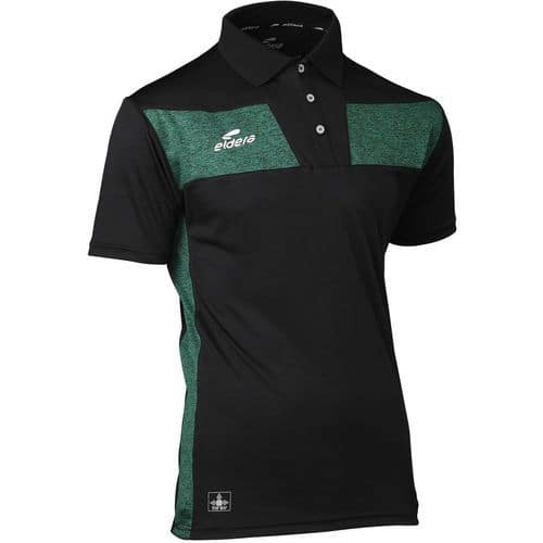 Polo 10NAMIK Noir/Vert chiné Eldera