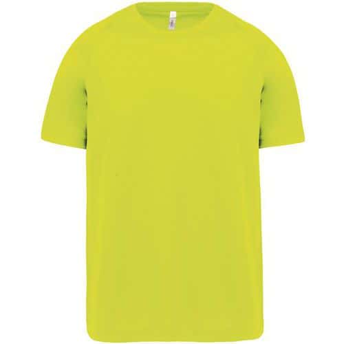 Tee shirt de sport enfant - ProAct - jaune fluo