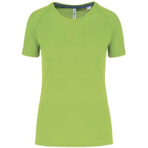 Tee shirt de sport recyclé femme - ProAct - vert