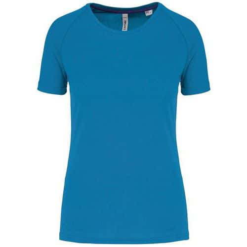 Tee shirt de sport recyclé femme - ProAct - bleu
