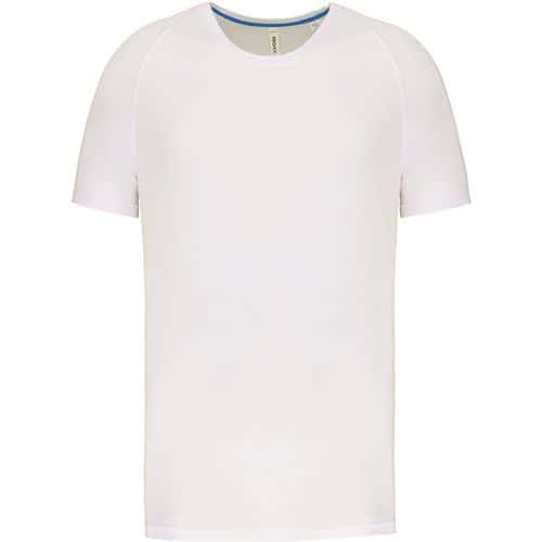 Tee shirt de sport recyclé homme - ProAct - blanc