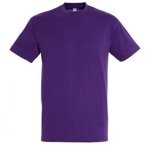 Tee-shirt personnalisable active adulte 190g violet foncé