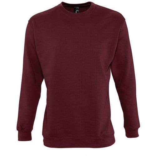 Sweat personnalisable molleton bordeaux