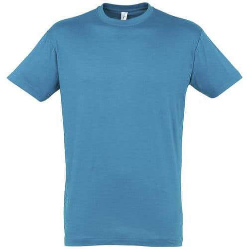 Tee-shirt personnalisable classic adulte 150g bleu aqua