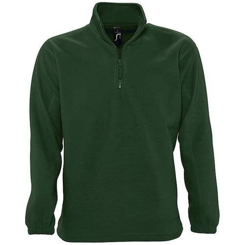 Sweat personnalisable 1/2 ZIP STANDARD VERT POLAIRE EXPERT