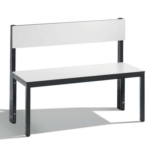 Banc avec dossier - CP - Basic Plus - 100 cm