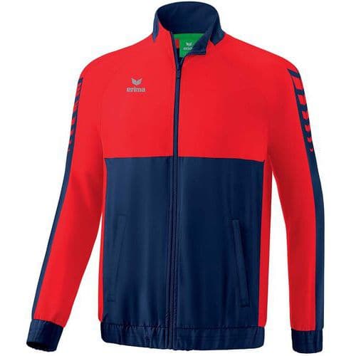 Veste de survêtement enfant - Erima - Six Wings navy/rouge