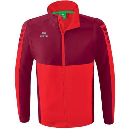 Veste coupe-vent imperméable - Erima - Six Wings rouge/bordeaux