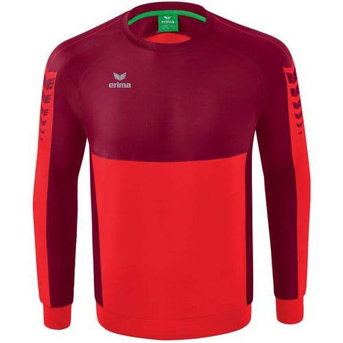 Sweat - Erima - Six Wings rouge/bordeaux