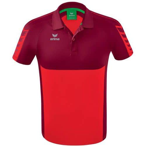 Polo homme - Erima - Six Wings rouge/bordeaux