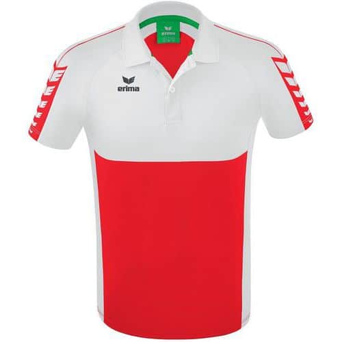 Polo homme - Erima - Six Wings rouge/blanc