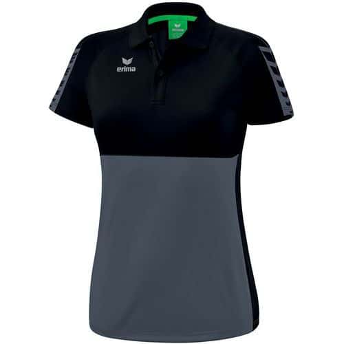 Polo femme - Erima - Six Wings grey/noir