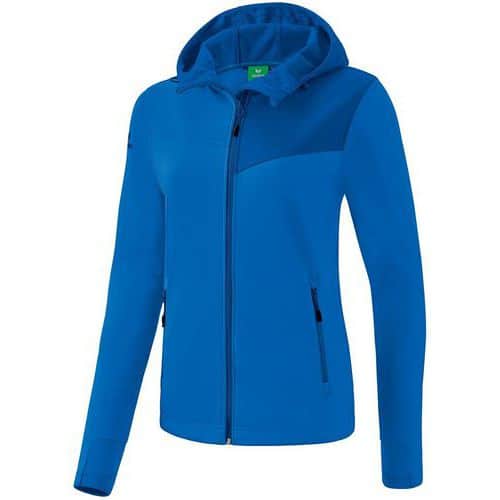 Veste softshell avec poignet passe pousse - Erima - Performance royal/blue