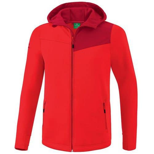 Veste softshell - Erima - Performance rouge/ruby