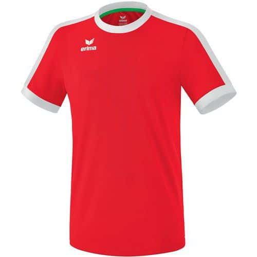 Maillot de foot enfant - Erima - Retro Star rouge/blanc