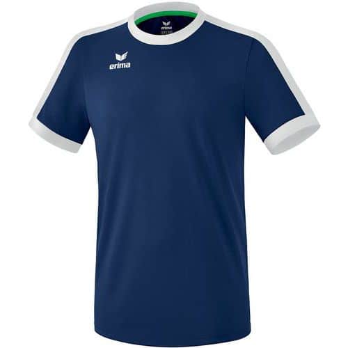 Maillot de foot enfant - Erima - Retro Star navy/blanc