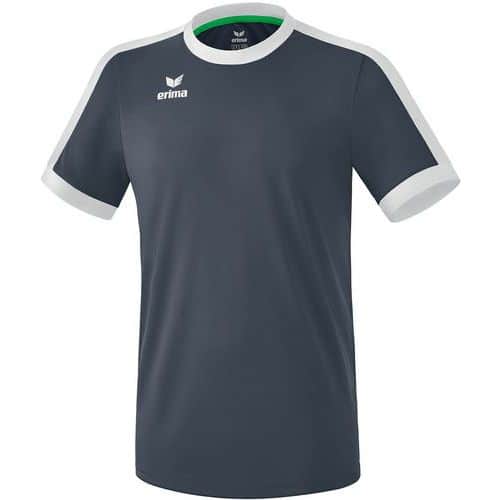 Maillot de foot - Erima - Retro Star grey/blanc