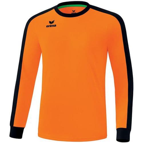 Maillot de foot manches longues enfant - Erima - Retro Star orange/noir