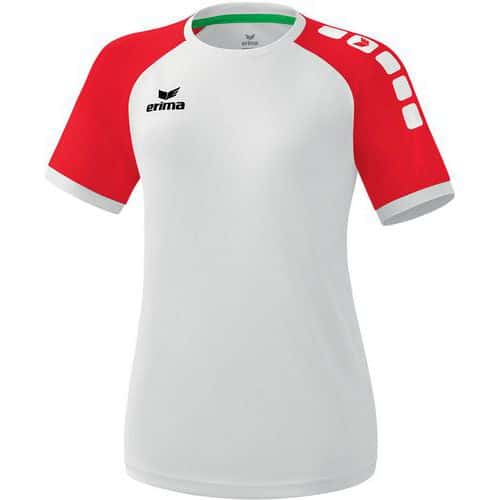 Maillot de foot femme - Erima - Zenari 3.0 blanc/rouge