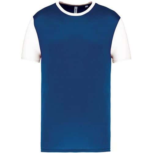 Maillot manches courtes - ProAct - bleu foncé/blanc