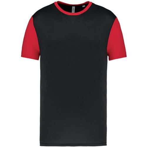 Maillot manches courtes - ProAct - noir/rouge