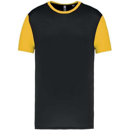 Maillot manches courtes enfant - ProAct - noir/jaune