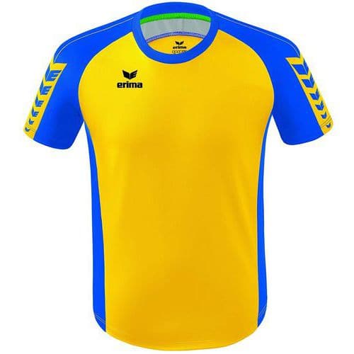 Maillot Erima Six Wings jaune/bleu royal