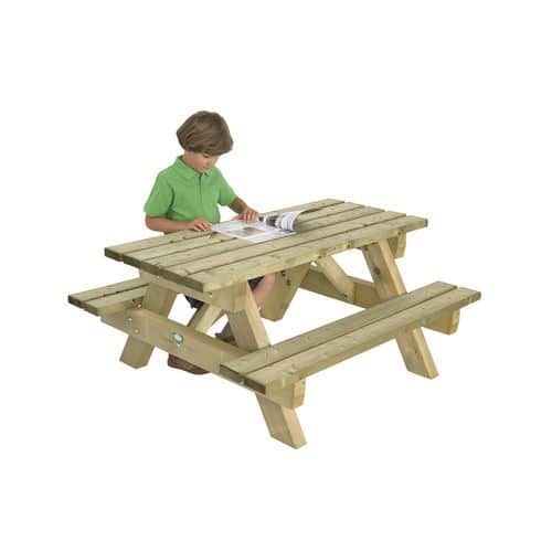 Table-banc enfant modèle Jura 180 cm