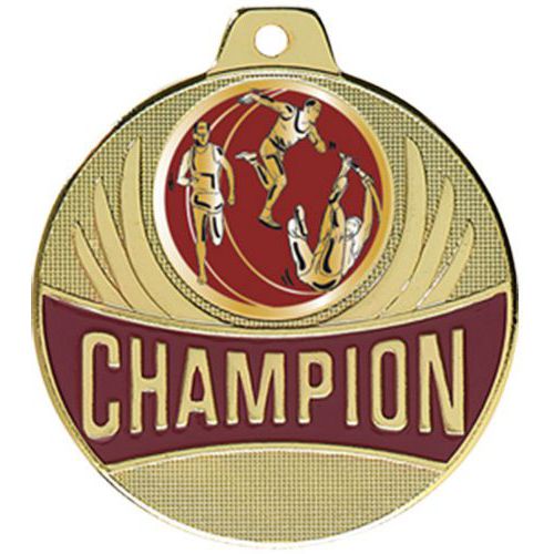 Médaille athlétisme - champion - 50mm