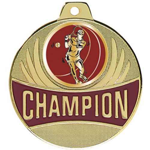 Médaille tennis - champion - 50mm