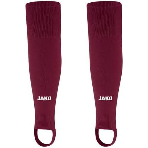 Chaussettes de foot sans pied - Jako - Glasgow 2.0 Rouge grenat