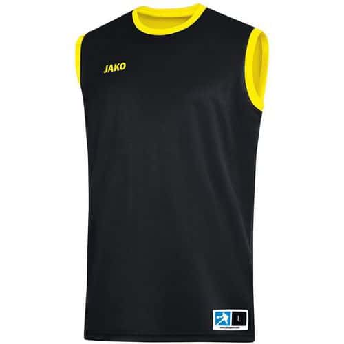 Maillot de basket réversible - Jako - Change 2.0 Noir/Jaune