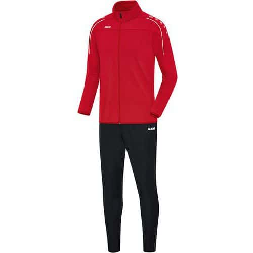 Ensemble survêtement de foot veste et pantalon enfant - Jako - Classico Rouge